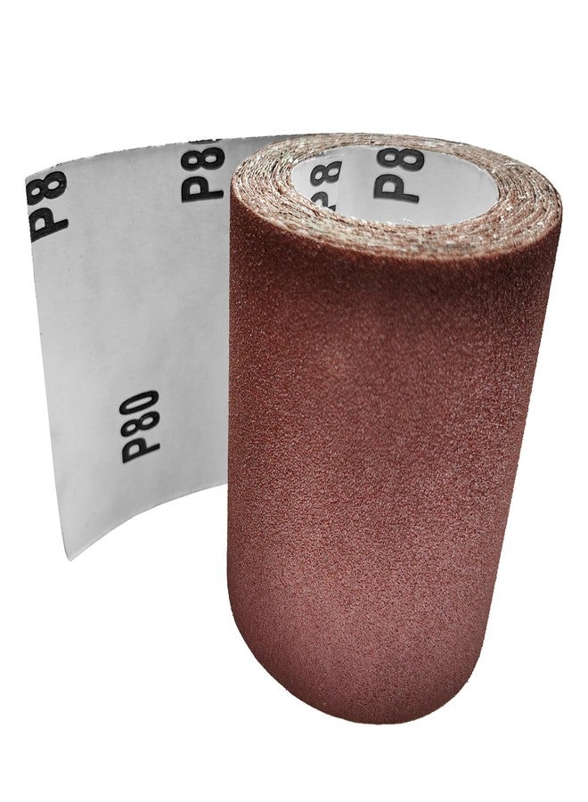Harden Abrasive 80 Grit Sanding Roll 3.66"/93mm - 5 Metres Long, Aluminium Oxide Abrasive Sand Paper Dry Waterproof | For Automotive, Sanding Metal, Polishing Wood - 611955 - Image 1